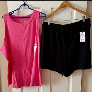 Women’s Terra & Sky French Terry Shorts w/ Top 4x